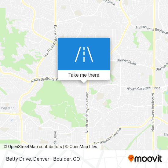 Mapa de Betty Drive