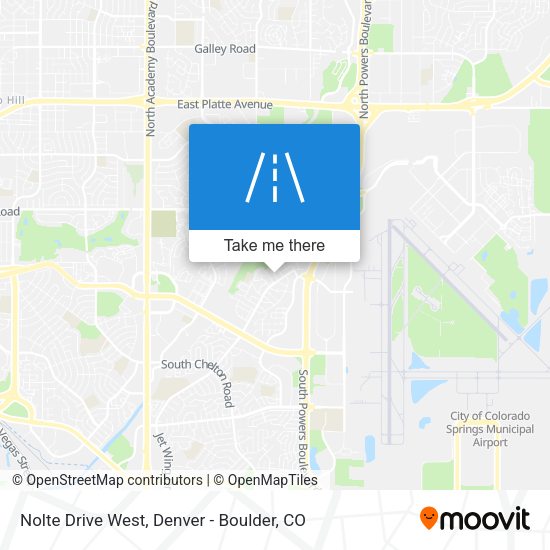 Nolte Drive West map