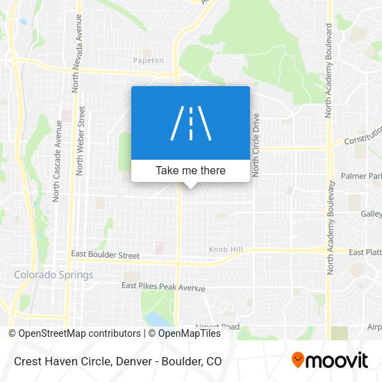Mapa de Crest Haven Circle