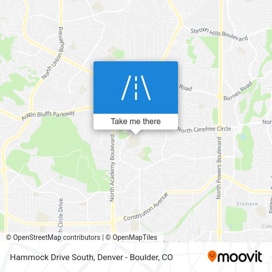 Mapa de Hammock Drive South