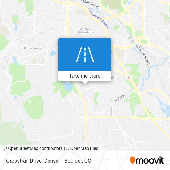 Crosstrail Drive map