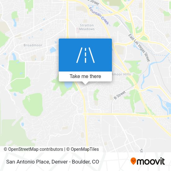 Mapa de San Antonio Place