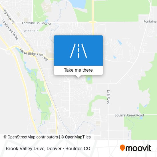 Brook Valley Drive map