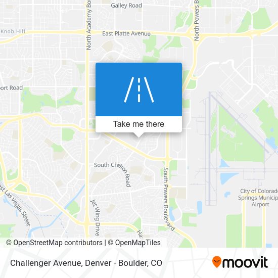 Challenger Avenue map