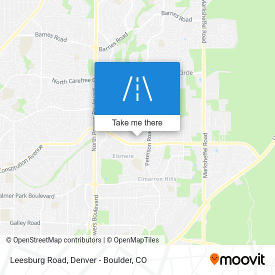 Mapa de Leesburg Road