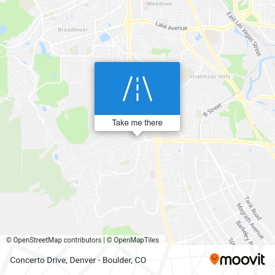 Concerto Drive map