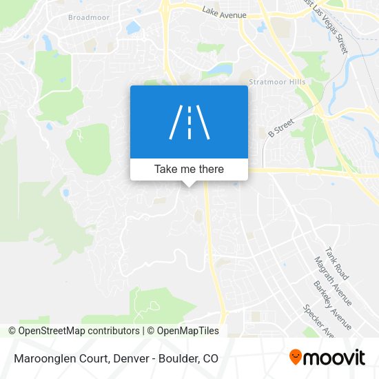 Maroonglen Court map
