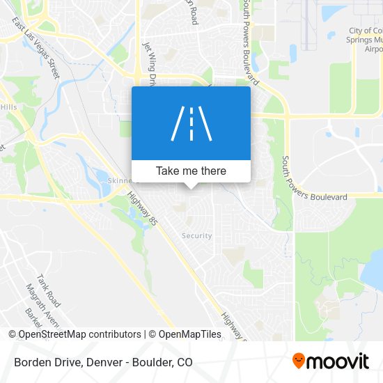 Mapa de Borden Drive