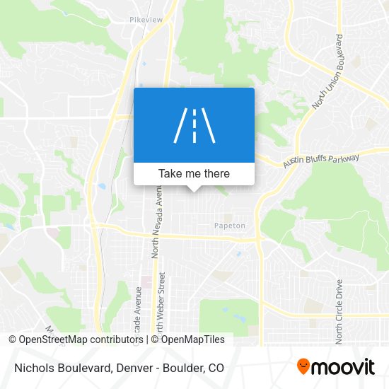 Mapa de Nichols Boulevard