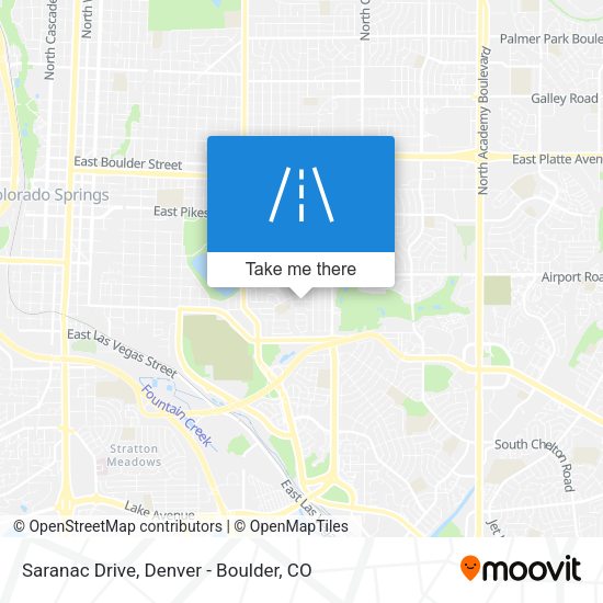 Saranac Drive map