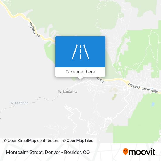 Montcalm Street map