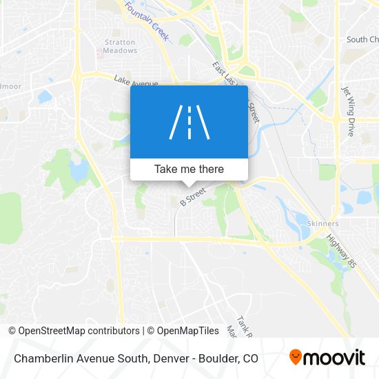 Mapa de Chamberlin Avenue South