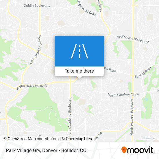 Park Village Grv map