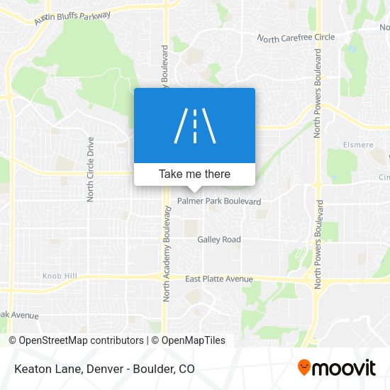 Mapa de Keaton Lane