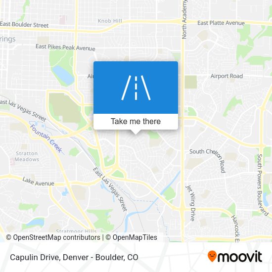Capulin Drive map