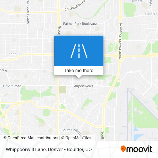 Mapa de Whippoorwill Lane