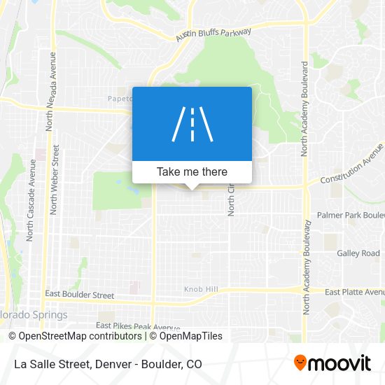 La Salle Street map
