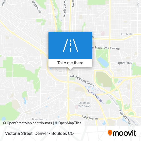 Victoria Street map