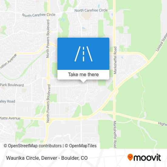 Waurika Circle map