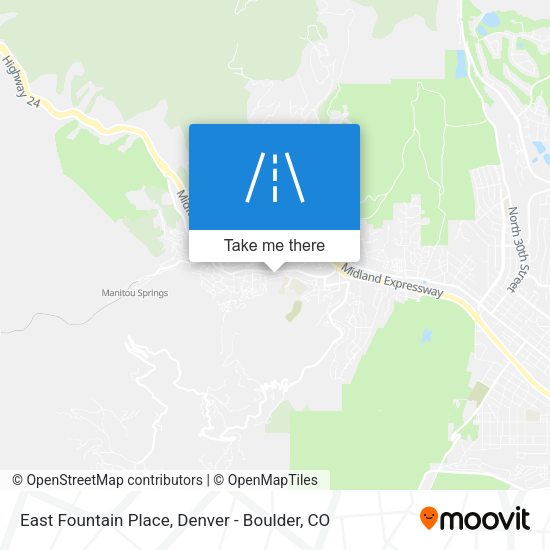 Mapa de East Fountain Place