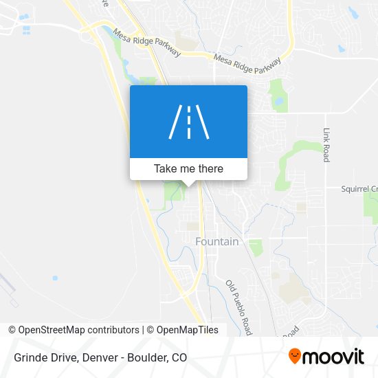 Grinde Drive map