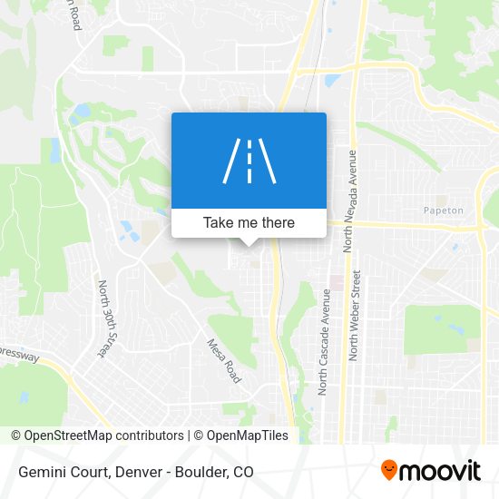Gemini Court map