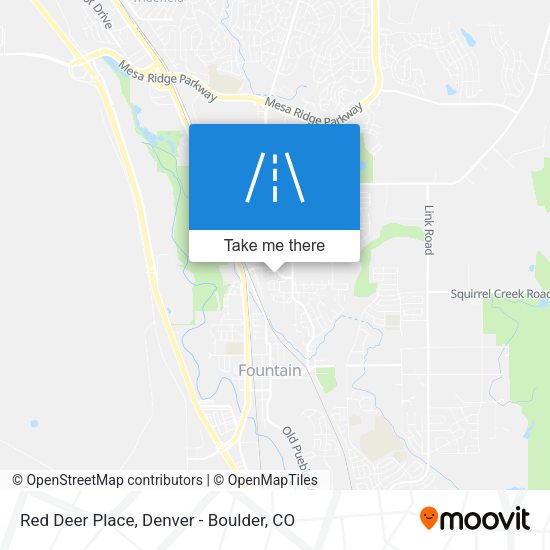 Mapa de Red Deer Place