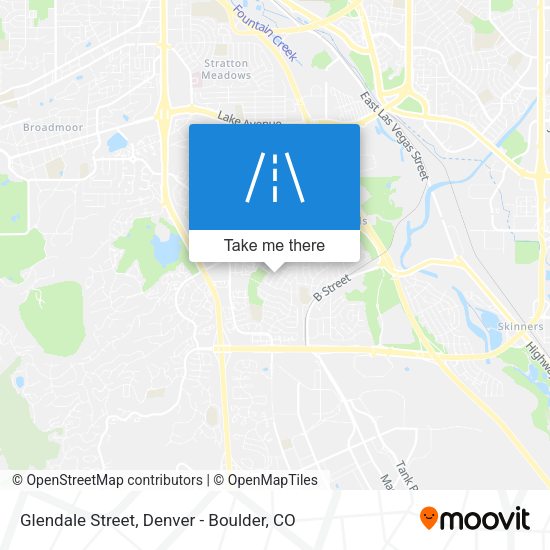 Mapa de Glendale Street