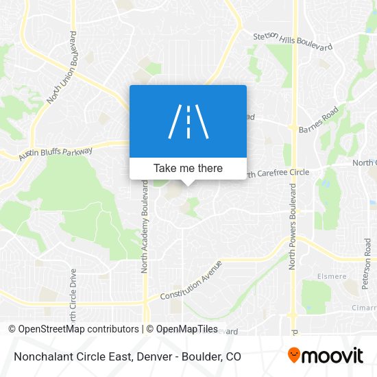 Nonchalant Circle East map