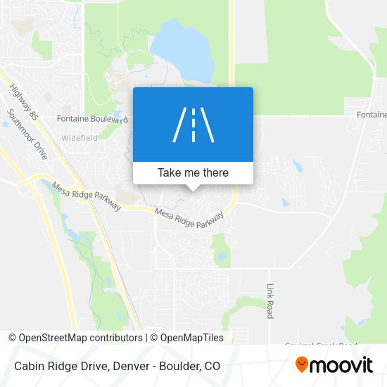 Cabin Ridge Drive map