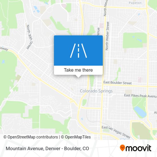 Mapa de Mountain Avenue