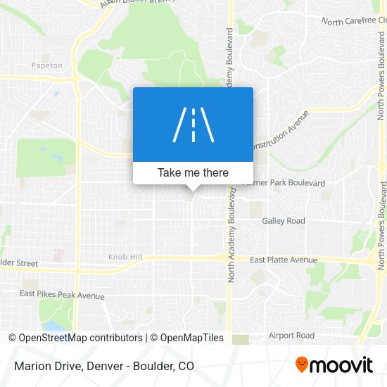 Mapa de Marion Drive