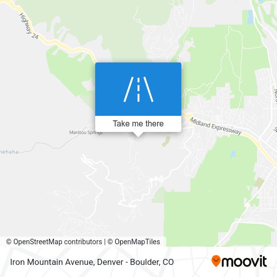 Iron Mountain Avenue map