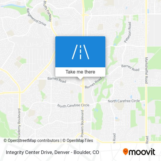 Integrity Center Drive map