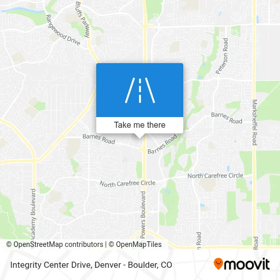 Integrity Center Drive map