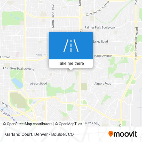 Garland Court map