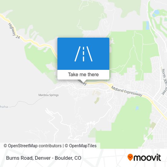 Mapa de Burns Road