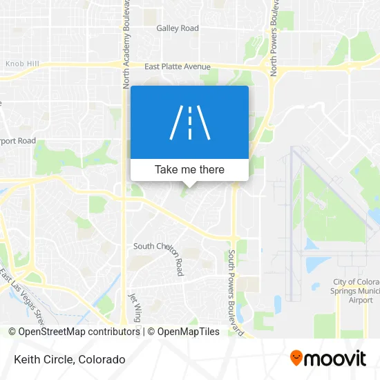 Keith Circle map