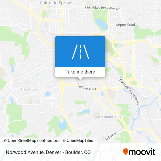 Norwood Avenue map