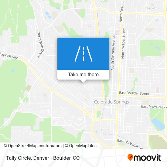 Tally Circle map