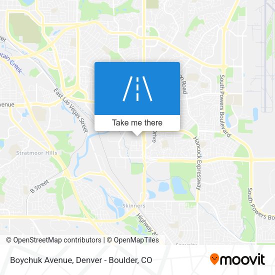 Mapa de Boychuk Avenue