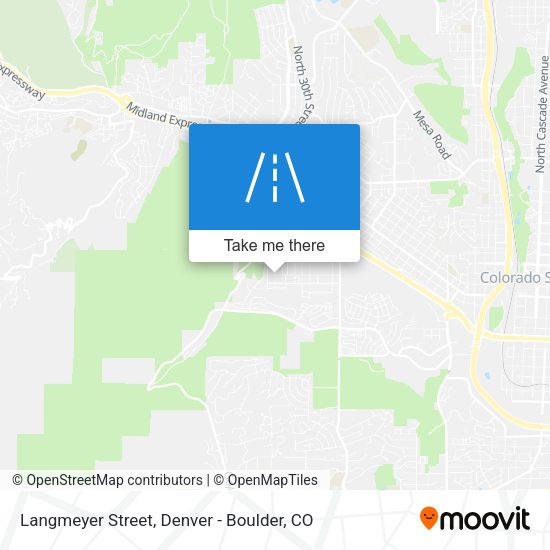 Langmeyer Street map