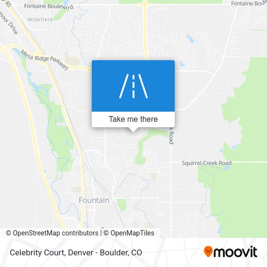 Celebrity Court map