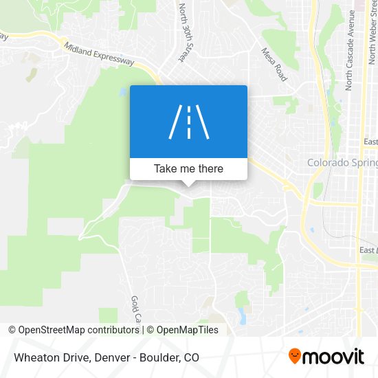 Mapa de Wheaton Drive