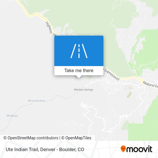 Mapa de Ute Indian Trail