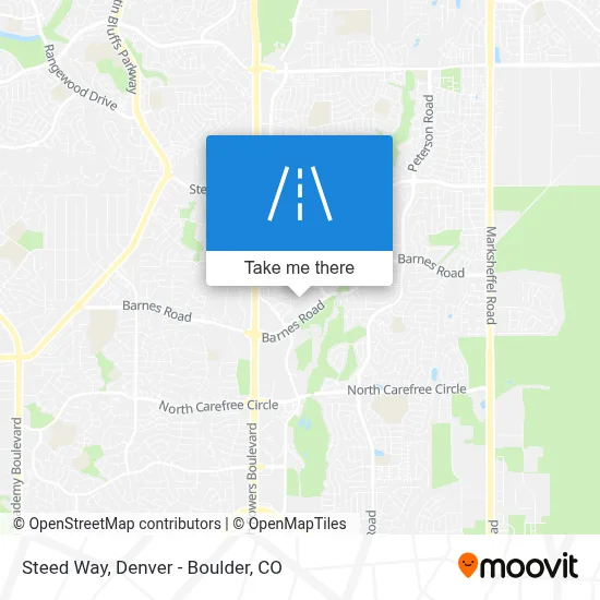 Steed Way map