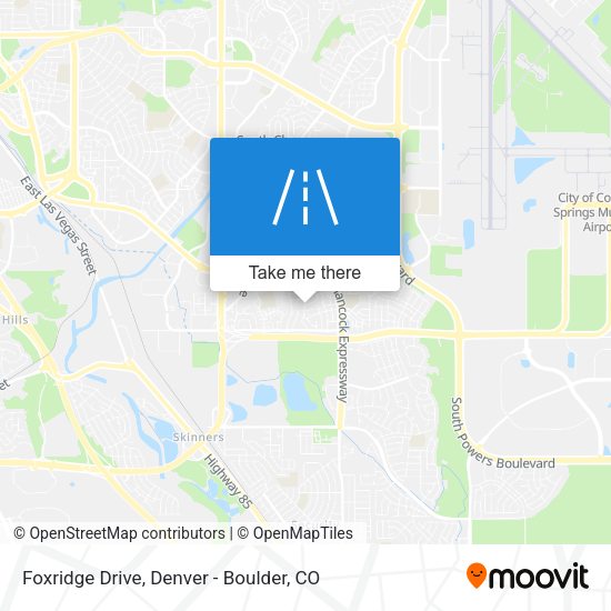 Foxridge Drive map