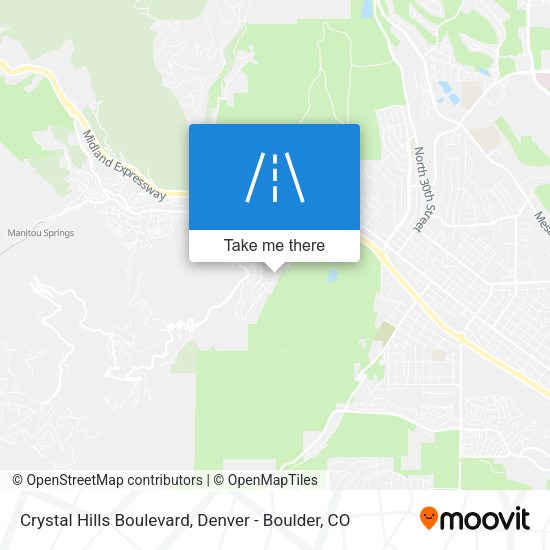 Crystal Hills Boulevard map