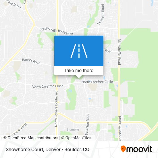 Showhorse Court map