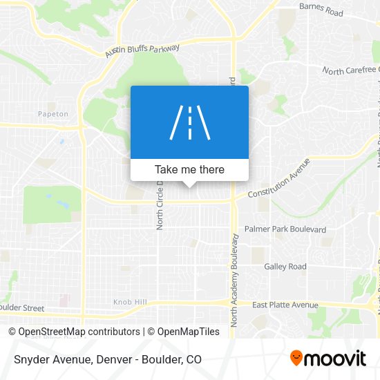 Snyder Avenue map